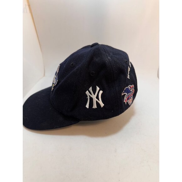 Vintage 1998 World Series New York Yankees Snapback Hat By Logo 7 - Picture 4 of 9